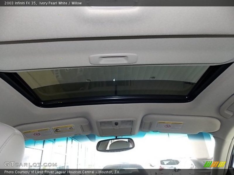 Ivory Pearl White / Willow 2003 Infiniti FX 35