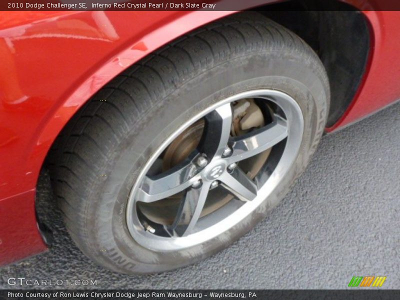 Inferno Red Crystal Pearl / Dark Slate Gray 2010 Dodge Challenger SE