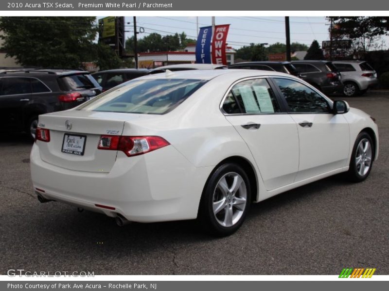Premium White Pearl / Parchment 2010 Acura TSX Sedan