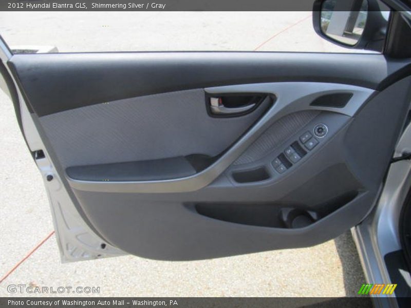 Shimmering Silver / Gray 2012 Hyundai Elantra GLS