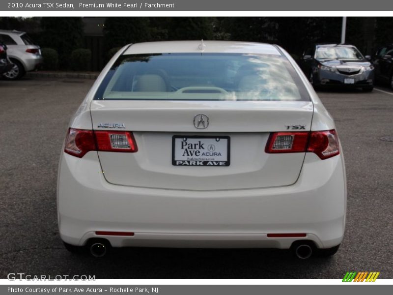 Premium White Pearl / Parchment 2010 Acura TSX Sedan