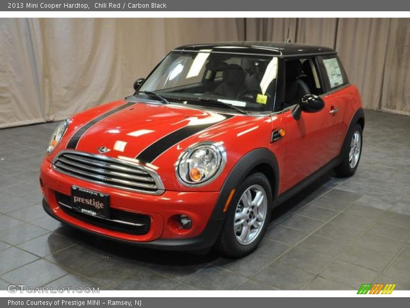 Chili Red / Carbon Black 2013 Mini Cooper Hardtop