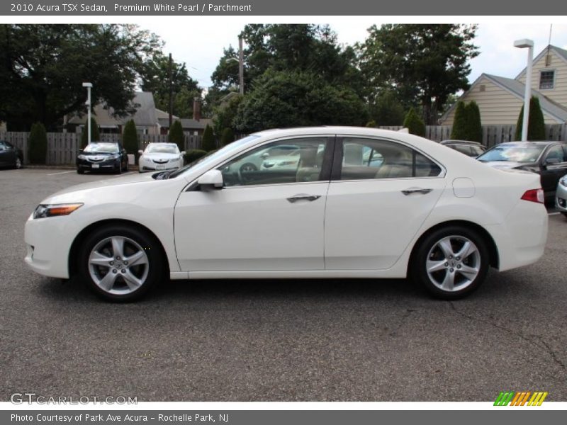 Premium White Pearl / Parchment 2010 Acura TSX Sedan