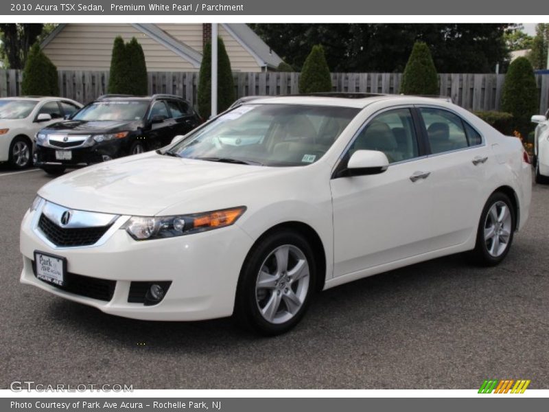 Premium White Pearl / Parchment 2010 Acura TSX Sedan