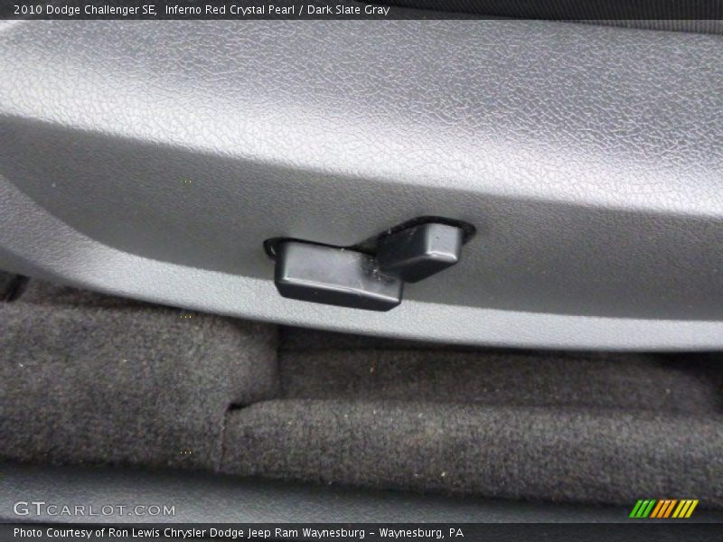 Inferno Red Crystal Pearl / Dark Slate Gray 2010 Dodge Challenger SE