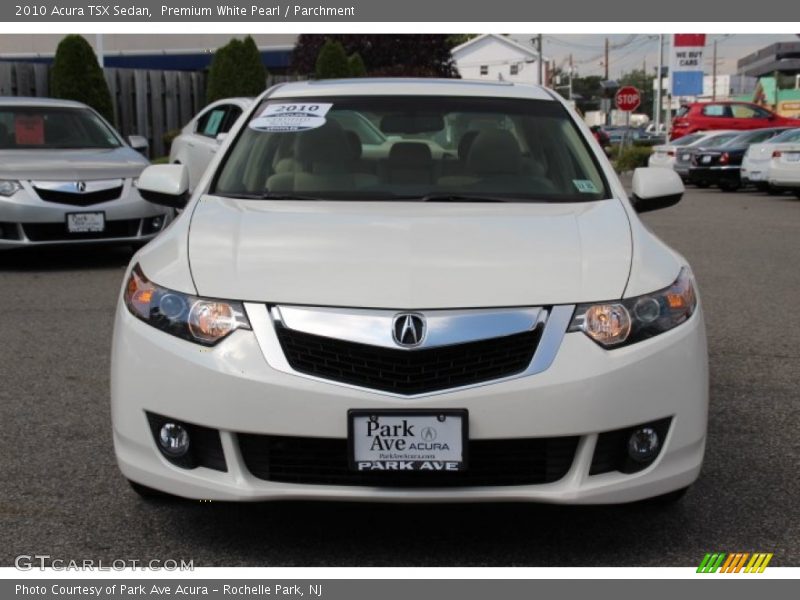 Premium White Pearl / Parchment 2010 Acura TSX Sedan