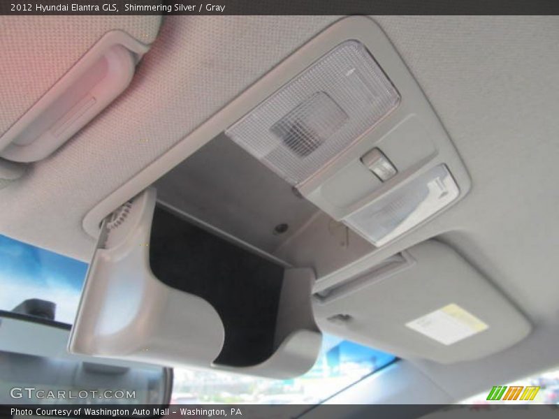 Shimmering Silver / Gray 2012 Hyundai Elantra GLS