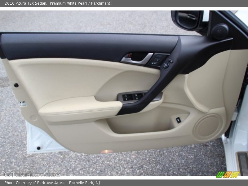 Premium White Pearl / Parchment 2010 Acura TSX Sedan