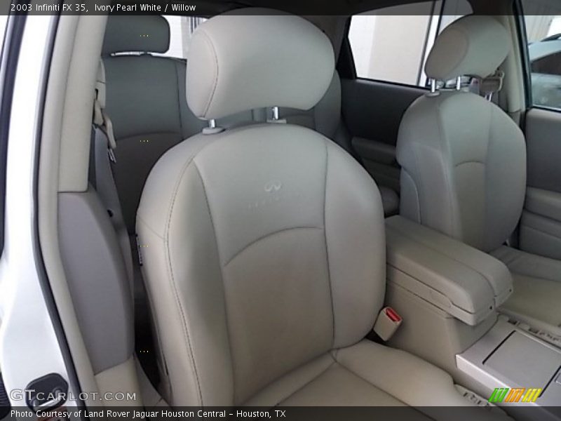 Ivory Pearl White / Willow 2003 Infiniti FX 35