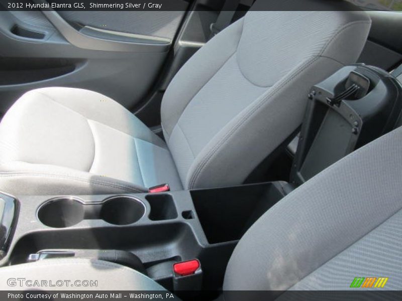 Shimmering Silver / Gray 2012 Hyundai Elantra GLS