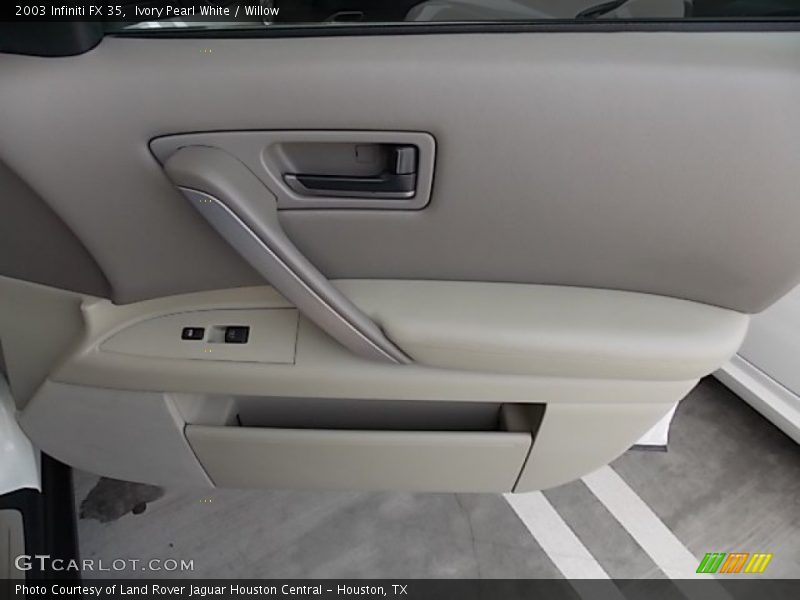 Ivory Pearl White / Willow 2003 Infiniti FX 35