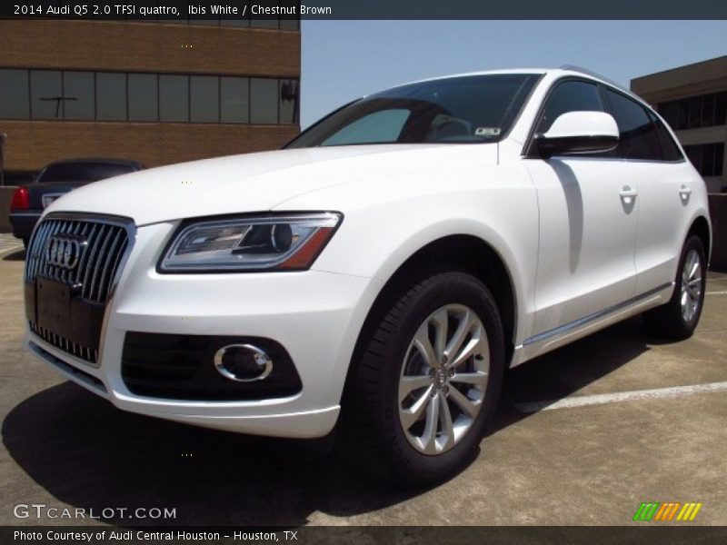 Ibis White / Chestnut Brown 2014 Audi Q5 2.0 TFSI quattro