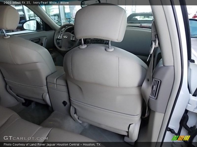 Ivory Pearl White / Willow 2003 Infiniti FX 35
