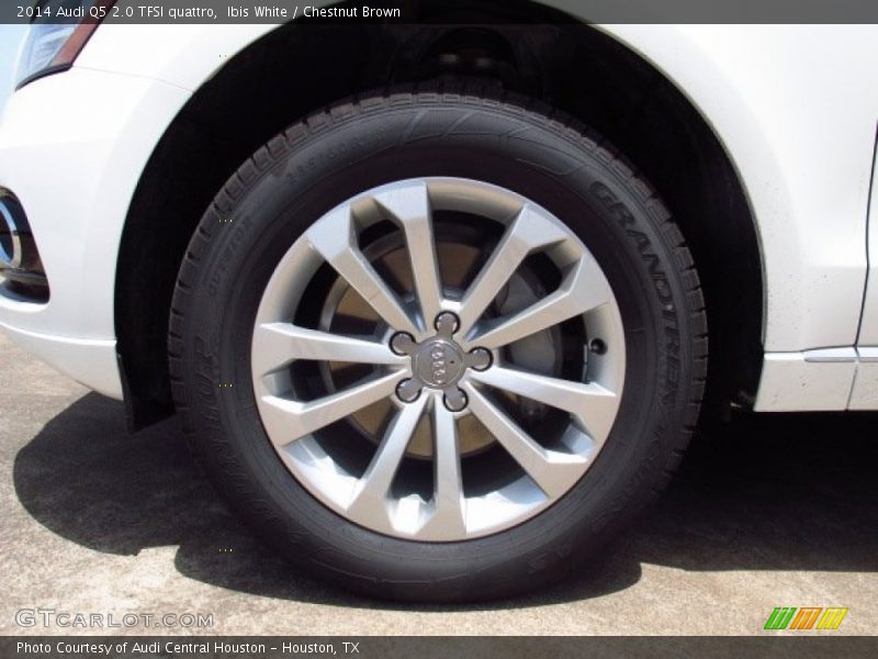 Ibis White / Chestnut Brown 2014 Audi Q5 2.0 TFSI quattro