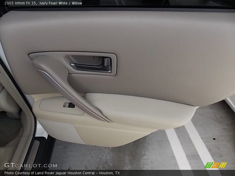Ivory Pearl White / Willow 2003 Infiniti FX 35