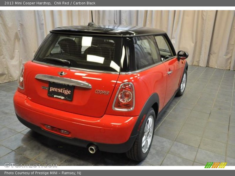 Chili Red / Carbon Black 2013 Mini Cooper Hardtop