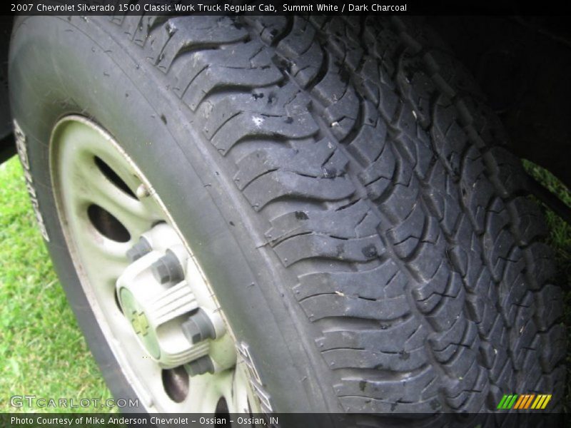 Summit White / Dark Charcoal 2007 Chevrolet Silverado 1500 Classic Work Truck Regular Cab