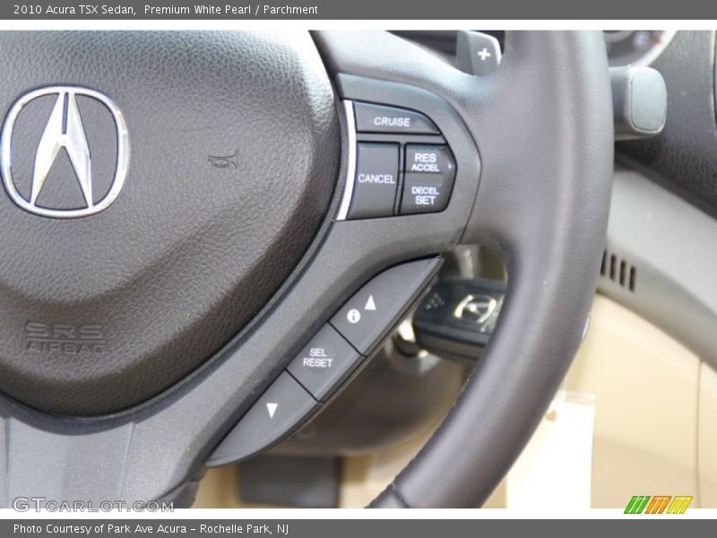 Premium White Pearl / Parchment 2010 Acura TSX Sedan