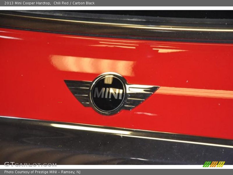 Chili Red / Carbon Black 2013 Mini Cooper Hardtop