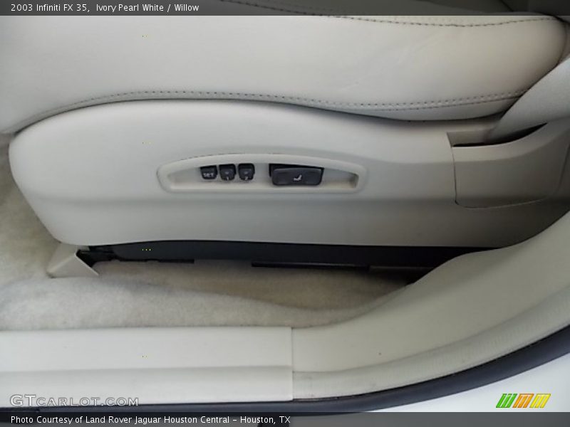 Ivory Pearl White / Willow 2003 Infiniti FX 35
