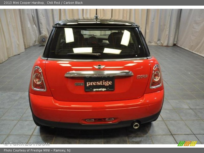 Chili Red / Carbon Black 2013 Mini Cooper Hardtop
