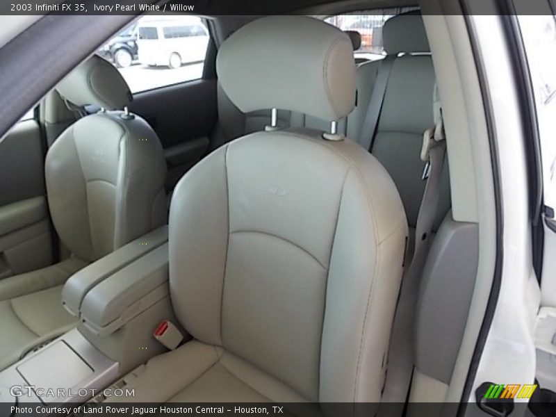 Ivory Pearl White / Willow 2003 Infiniti FX 35