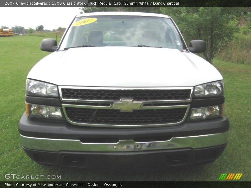 Summit White / Dark Charcoal 2007 Chevrolet Silverado 1500 Classic Work Truck Regular Cab