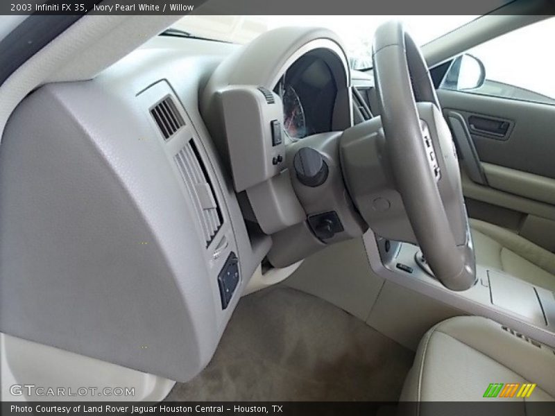 Ivory Pearl White / Willow 2003 Infiniti FX 35