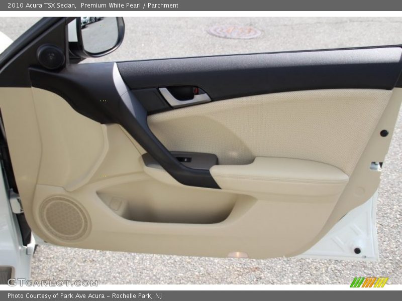 Premium White Pearl / Parchment 2010 Acura TSX Sedan