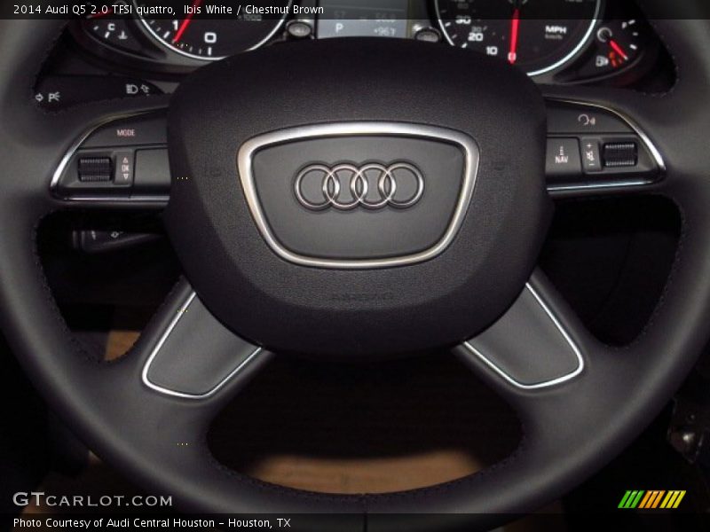 Ibis White / Chestnut Brown 2014 Audi Q5 2.0 TFSI quattro