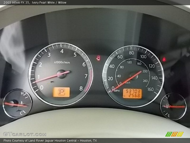 Ivory Pearl White / Willow 2003 Infiniti FX 35