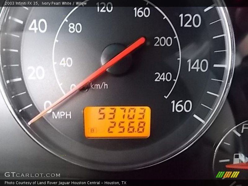 Ivory Pearl White / Willow 2003 Infiniti FX 35