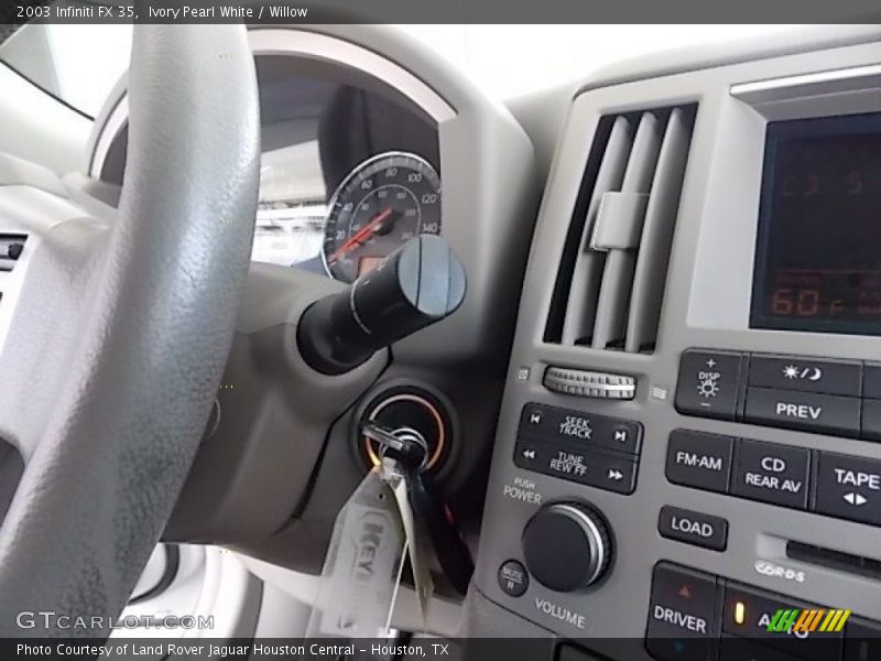 Ivory Pearl White / Willow 2003 Infiniti FX 35