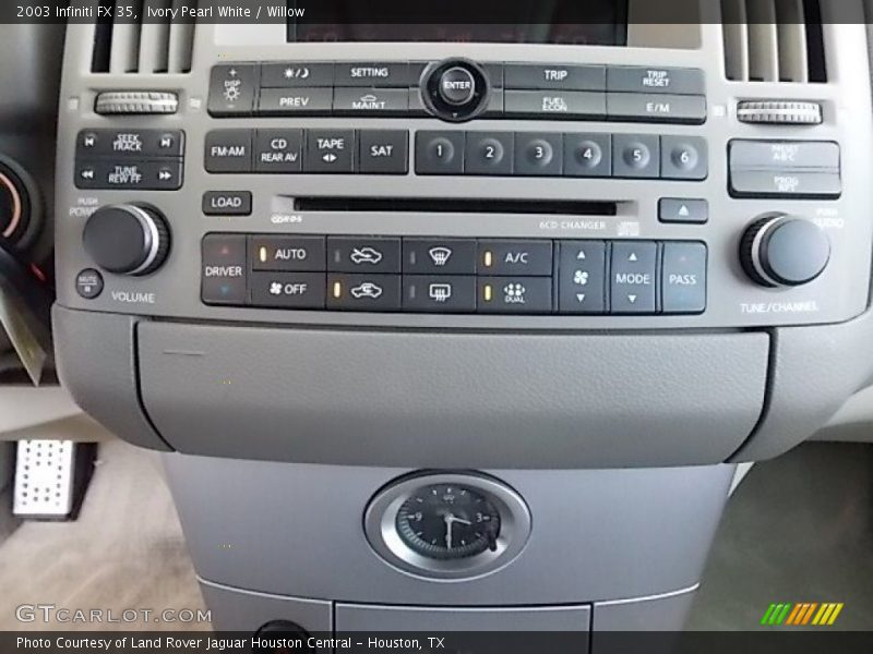 Ivory Pearl White / Willow 2003 Infiniti FX 35