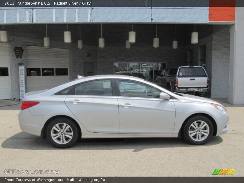 Radiant Silver / Gray 2011 Hyundai Sonata GLS