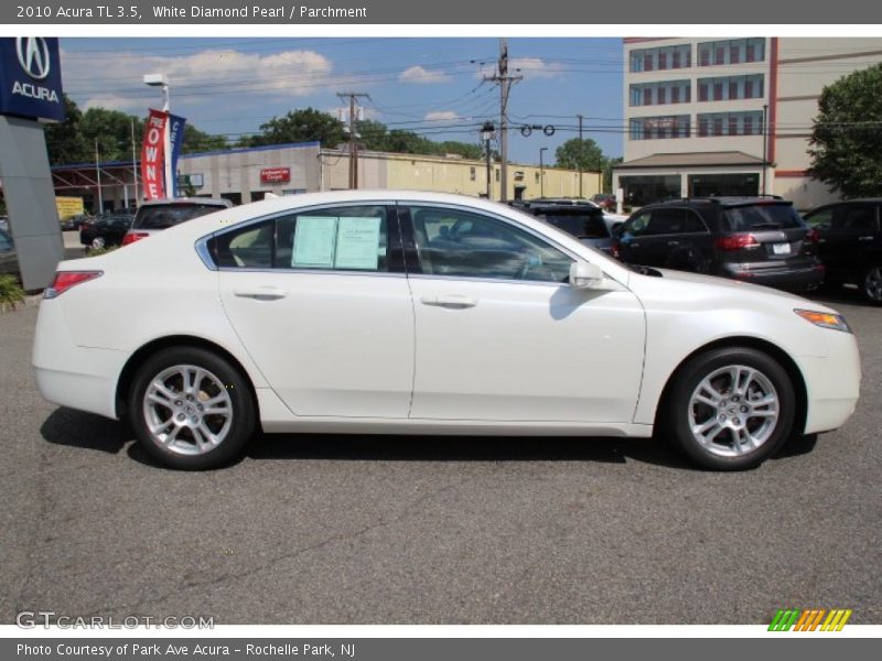 White Diamond Pearl / Parchment 2010 Acura TL 3.5
