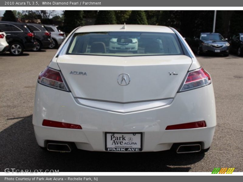 White Diamond Pearl / Parchment 2010 Acura TL 3.5