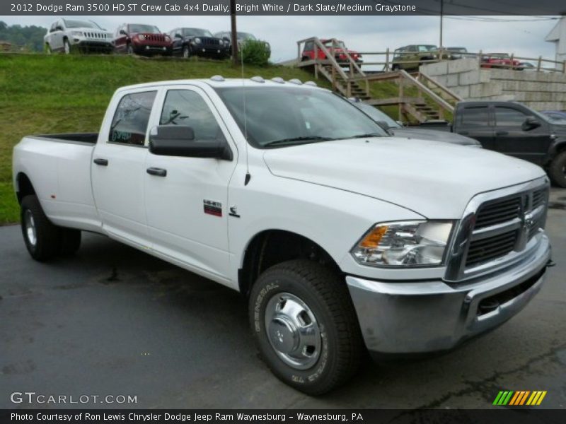 Front 3/4 View of 2012 Ram 3500 HD ST Crew Cab 4x4 Dually