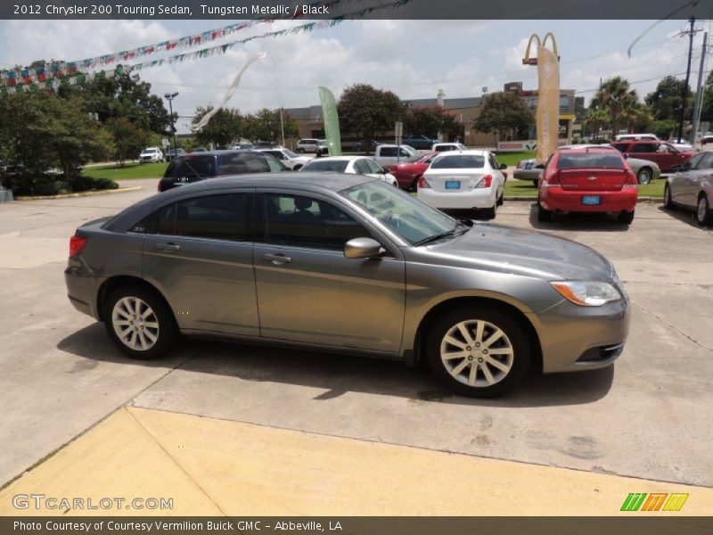 Tungsten Metallic / Black 2012 Chrysler 200 Touring Sedan