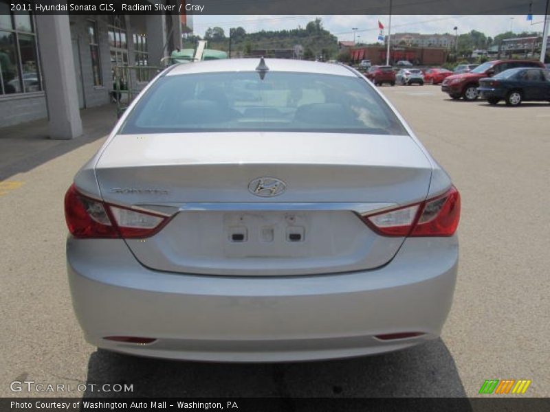 Radiant Silver / Gray 2011 Hyundai Sonata GLS