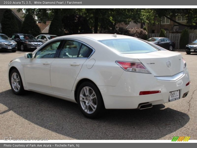 White Diamond Pearl / Parchment 2010 Acura TL 3.5