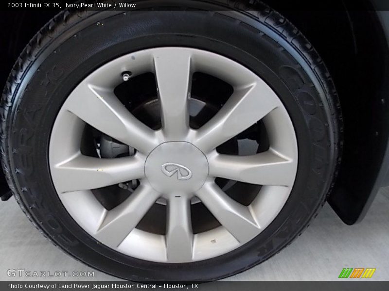 Ivory Pearl White / Willow 2003 Infiniti FX 35
