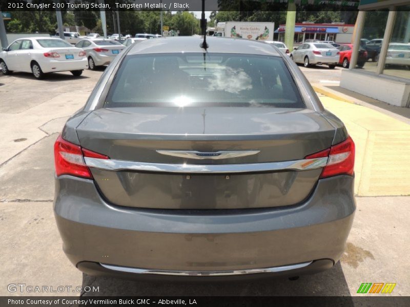 Tungsten Metallic / Black 2012 Chrysler 200 Touring Sedan
