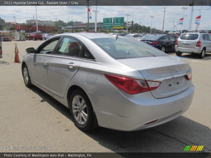 Radiant Silver / Gray 2011 Hyundai Sonata GLS