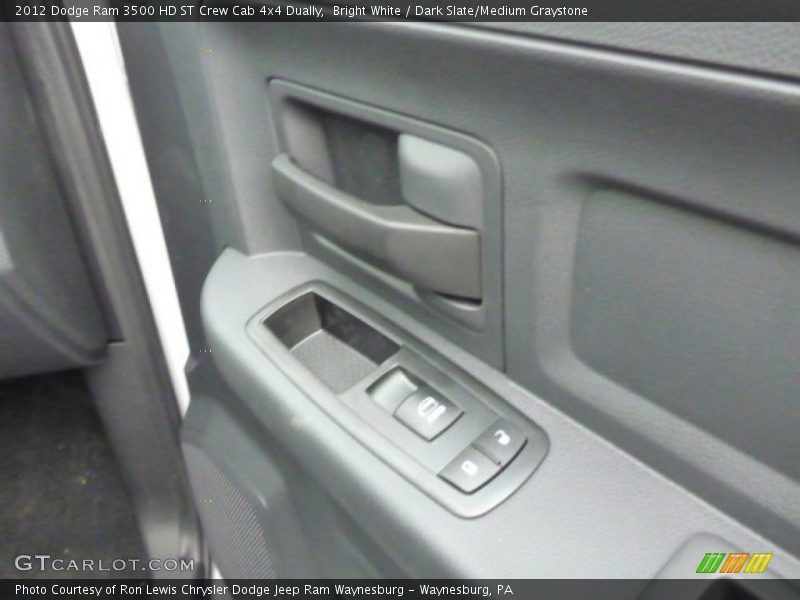 Bright White / Dark Slate/Medium Graystone 2012 Dodge Ram 3500 HD ST Crew Cab 4x4 Dually
