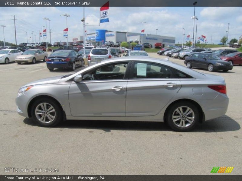 Radiant Silver / Gray 2011 Hyundai Sonata GLS