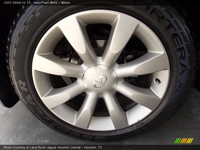 Ivory Pearl White / Willow 2003 Infiniti FX 35