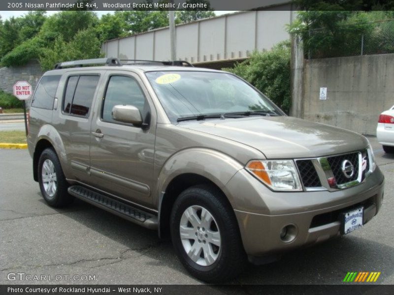 Woodland Bronze Metallic / Graphite 2005 Nissan Pathfinder LE 4x4