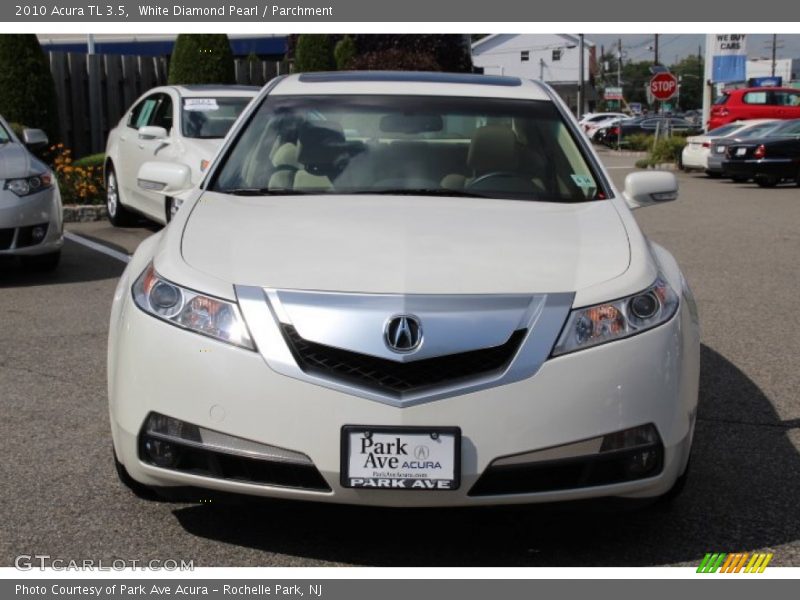 White Diamond Pearl / Parchment 2010 Acura TL 3.5