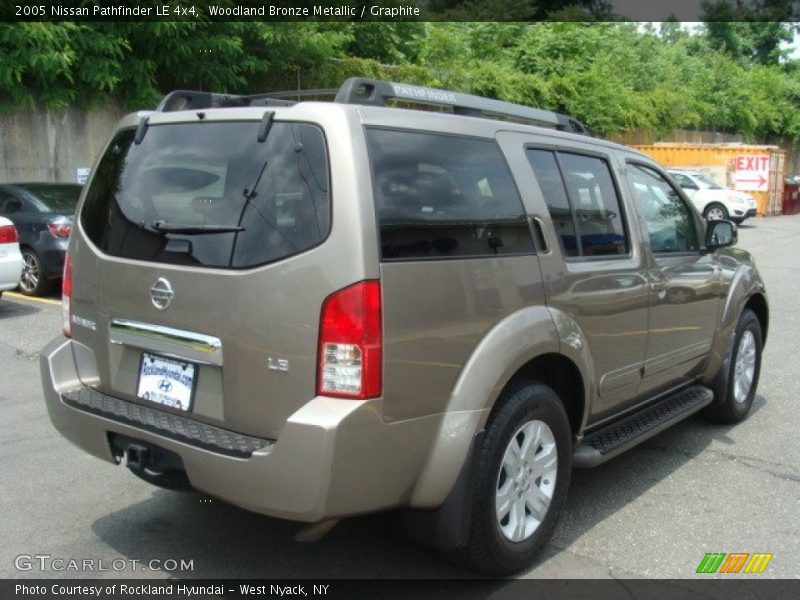 Woodland Bronze Metallic / Graphite 2005 Nissan Pathfinder LE 4x4